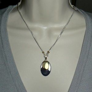 BANDOLINO Two Tone Double Necklace NWT